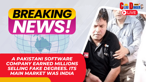 A Pakistani software company earned millions selling fake degrees. Its main market was India